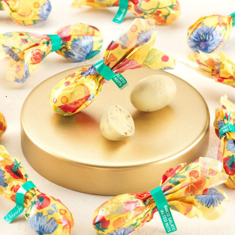 Venchi Ovetti Ciuffo Bianco Salato - Gr. 500  - Dolcar S.A.S.