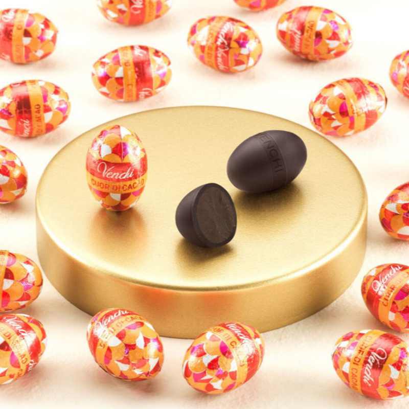 Ovetti Ripieni Extra Fondente 75% - Gr. 500