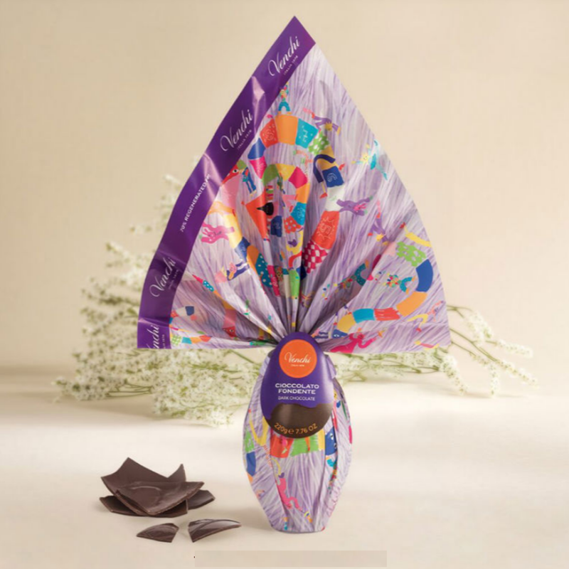 Venchi Uovo Bambini Viola Fondente 60% - Gr. 220  - Dolcar S.A.S.