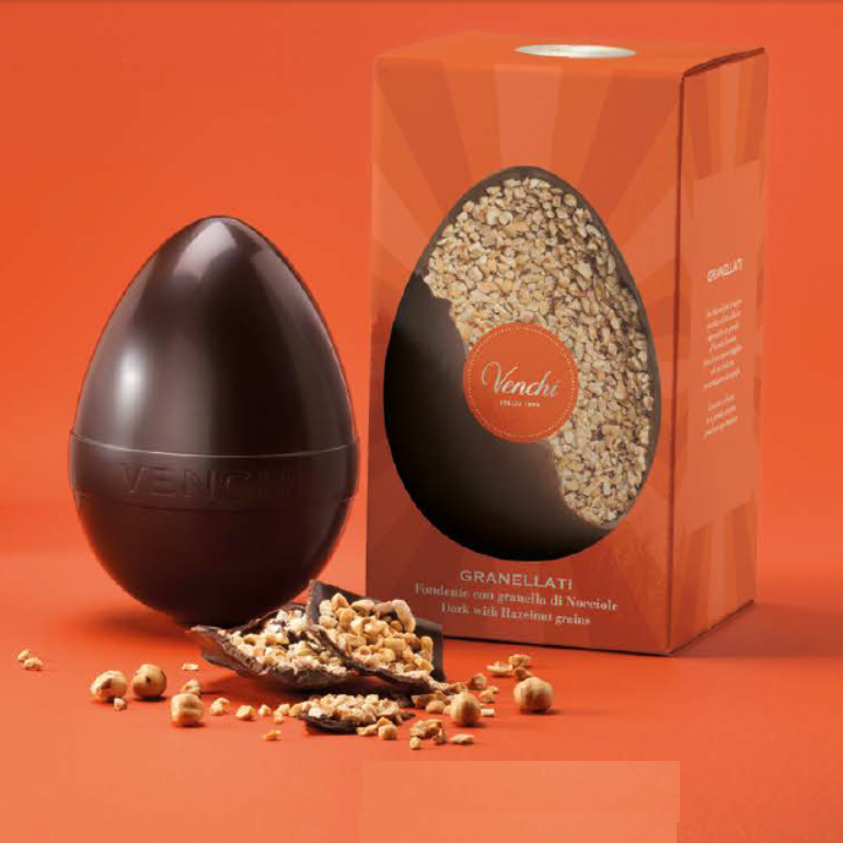 Uovo Granellato con Nocciole Fondente - Gr. 390