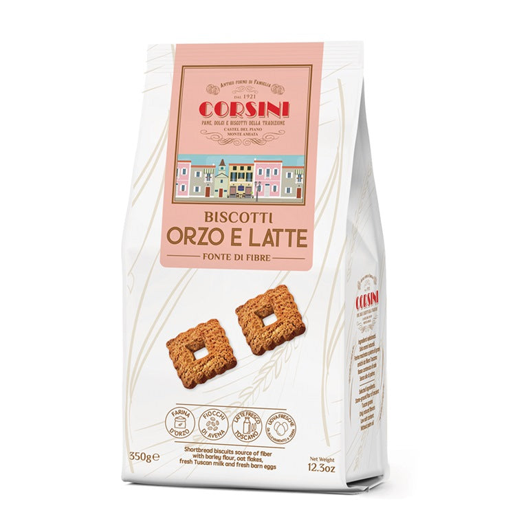 Corsini Biscotti - Orzo e Latte - Gr. 350  - Casa del Biscotto