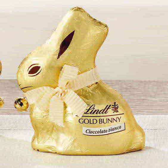 Lindt Gold Bunny - Bianco - Gr. 100  - Casa del Biscotto