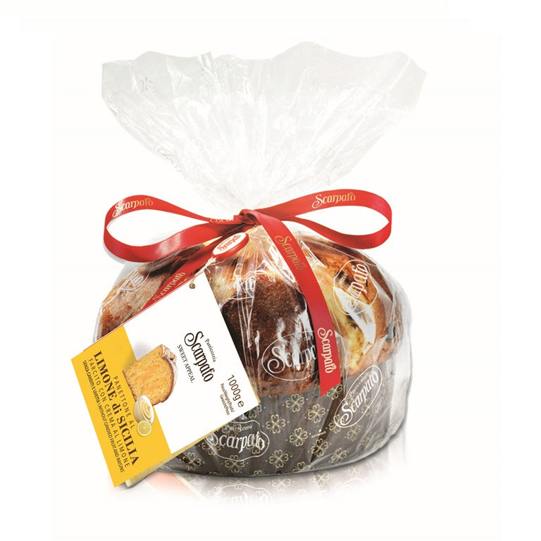 Scarpato Panettone al Limone di Sicilia - Kg. 1  - Casa del Biscotto