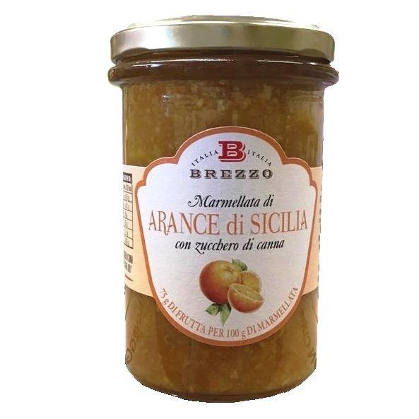 Marmellata con Zucchero di Canna - Arance di Sicilia - Gr. 350 - Brezzo