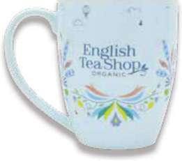 Mug in Ceramica Azzurra Linea "ETS Floreale" - English Tea Shop