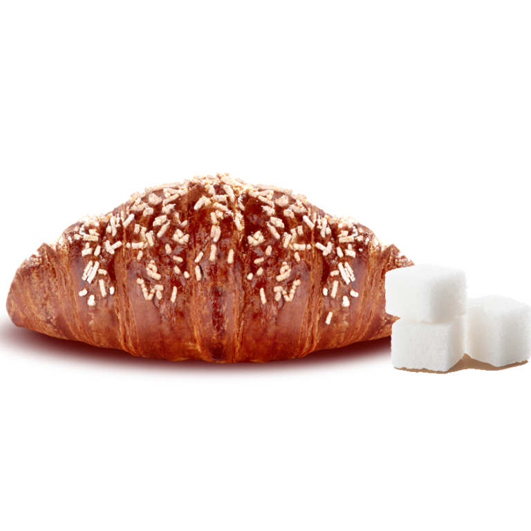 N. 6 Croissant con Granella di Zucchero in Multipack - Gr. 300 - Abaribi