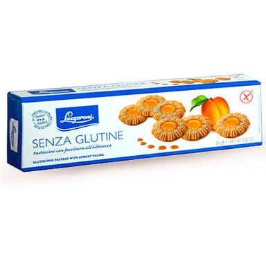 Senza Glutine - Pasticcini all' Albicocca - Gr. 80 - Lazzaroni