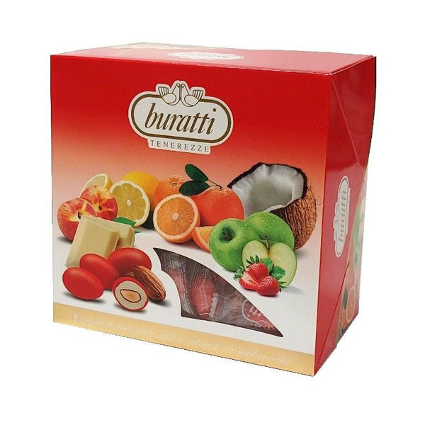 Confetti Tenerezze misto frutta colore rosso - Buratti Buratti